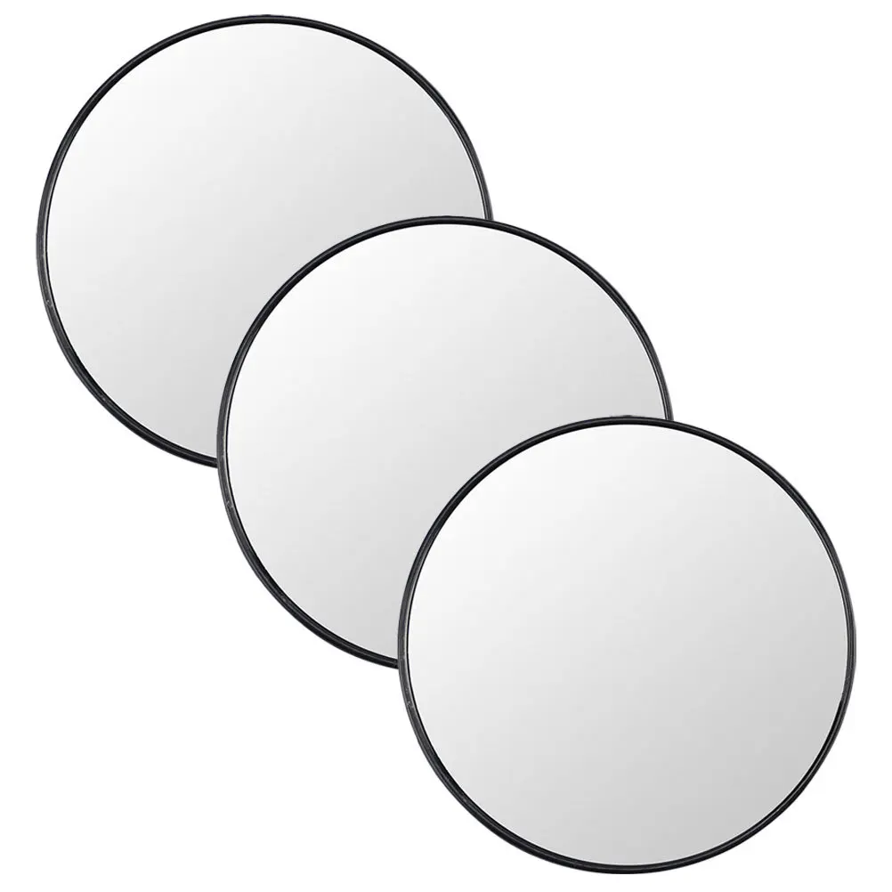 3Pcs Suction Cup Magnifying Mirror Small Portable Mirror for Makeup Shaving and Deep Cleaning Magnifying Mirrors