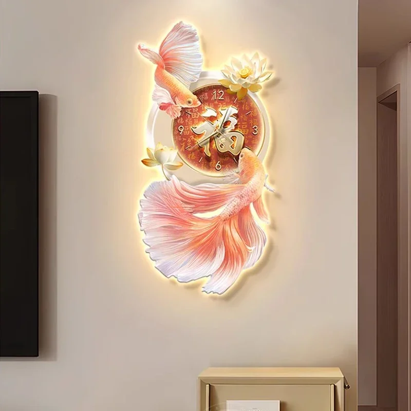 Art Mural Wall Clocks Led Kitchen Aesthetic Silent Design Fashion Wall Watch Restaurant Nordic Horloge Murale Room Decorations