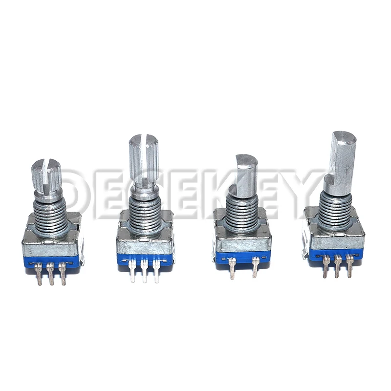 5pcs Half / Plum axis rotary encoder, handle length 15mm / 20mm code switch/ EC11/ digital potentiometer with switch