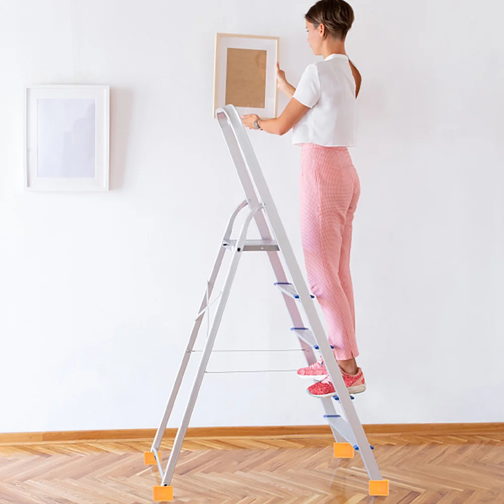 Foot Pad Ladder Feet Caps Wear-resistant Enlarged Base (black) Non-slip Pads Pouffe Rubber Covers