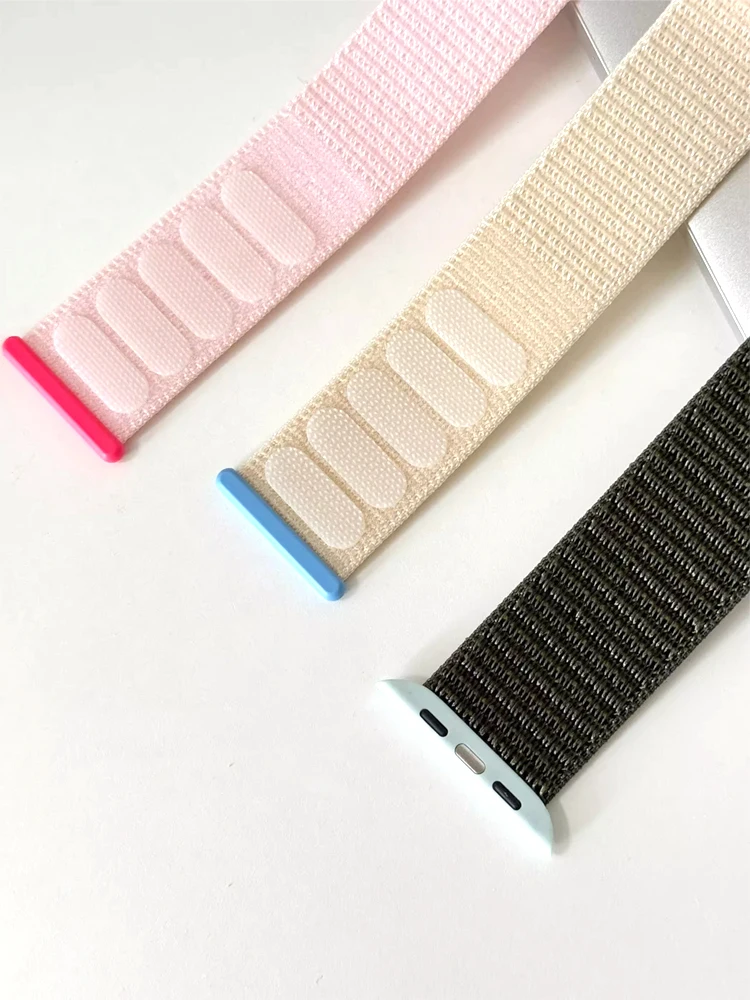 Nylon Band For Apple Watch Strap 40mm 44mm 45mm 41mm 42mm 49mm 38mm Sport Correa iwatch Ultra Bracelet Series 9 8 se 7 6 5 4 3