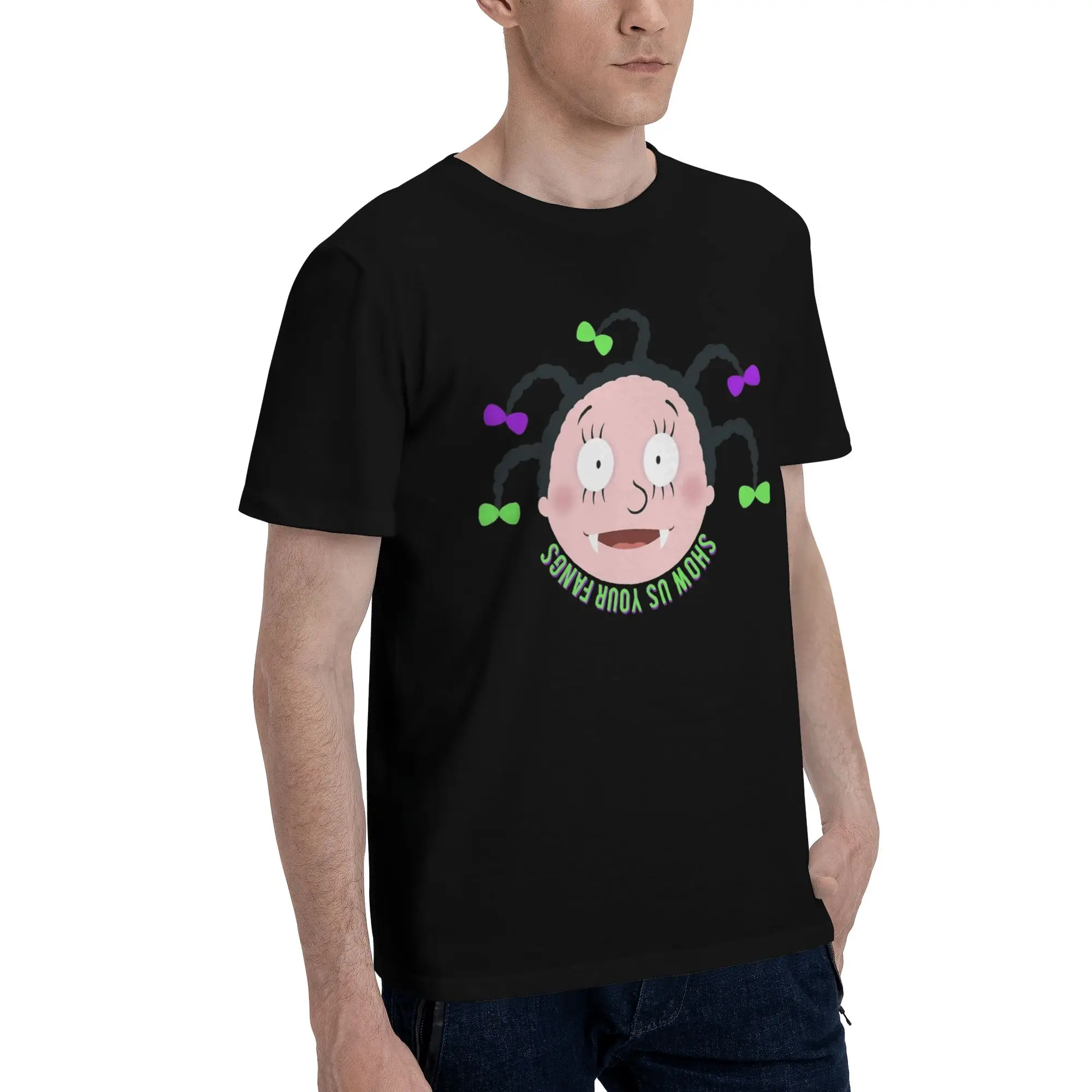 Mona The Vampire Anime Tee Shirt for Men Women Fashion T Shirts  100% Cotton Clothing