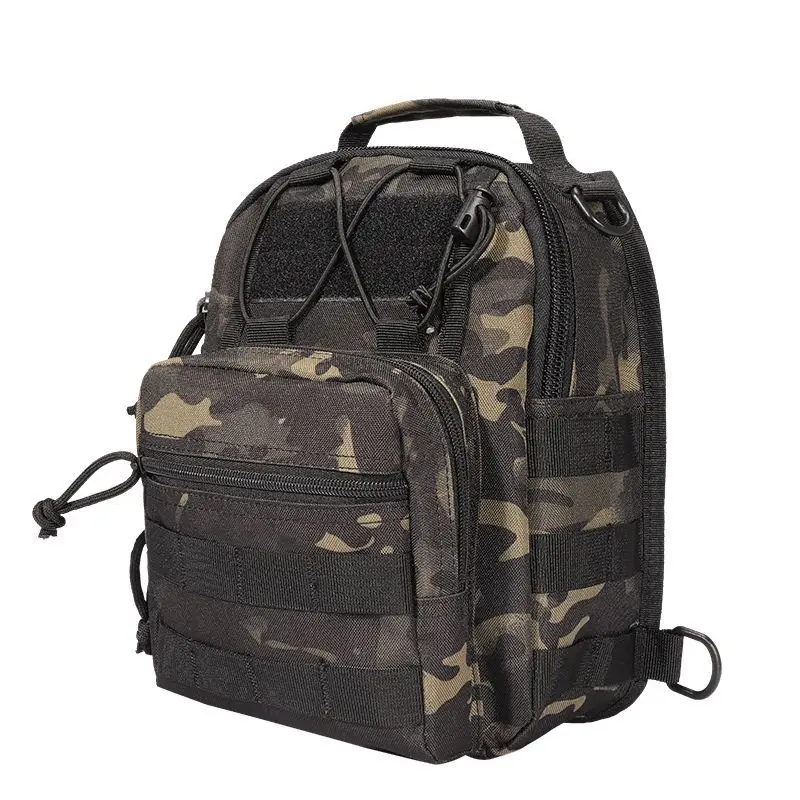 Oxford cloth 600D encrypted enlarged camouflage chest bag shoulder bag outdoor bag crossbody bag tactical small chest bag