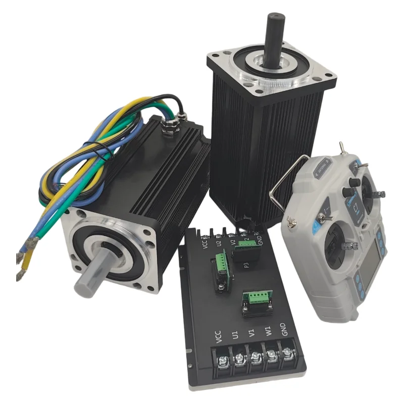 LK110 48V 2000W 3000RPM Brushless 2 Motors with Driver, Dual-Channel Driver 100A