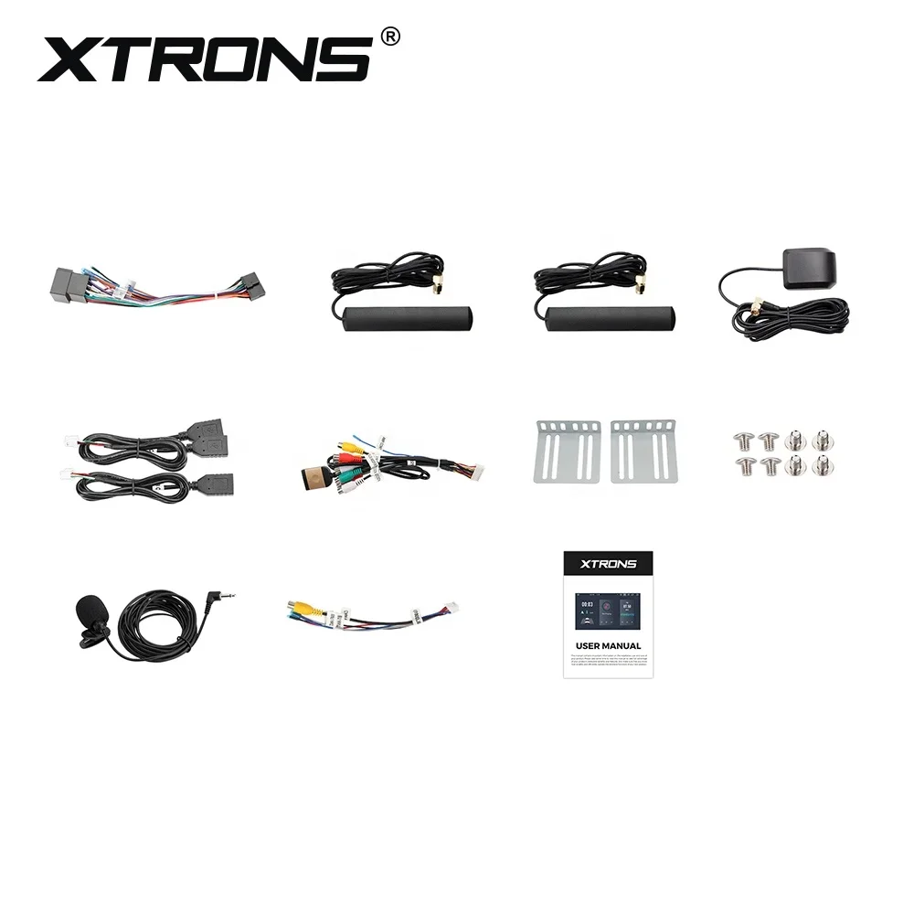 XTRONS 10.1 "تسلا نمط 8 النواة أندرويد 13 للتدوير QLED شاشة ستيريو السيارة 4 + 64 جيجابايت 4G LTE الجاذبية الاستشعار 2din وحدة رئيسية عالمية #6