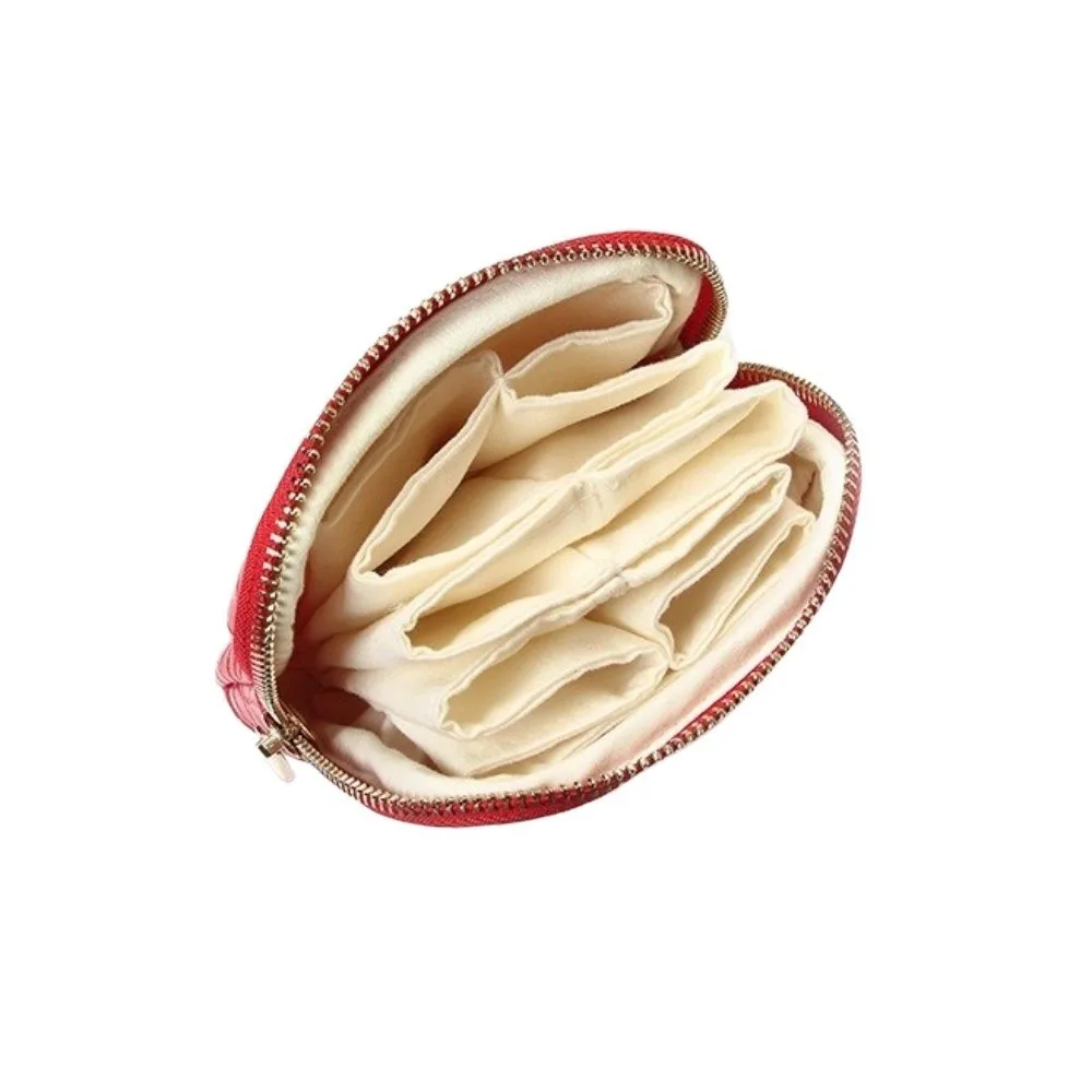 

Сумка для упаковки ювелирных изделий из искусственной кожи, большая вместительная однотонная мини-косметичка, многослойный квадратный держатель для ювелирных изделий, кольца, ожерелье