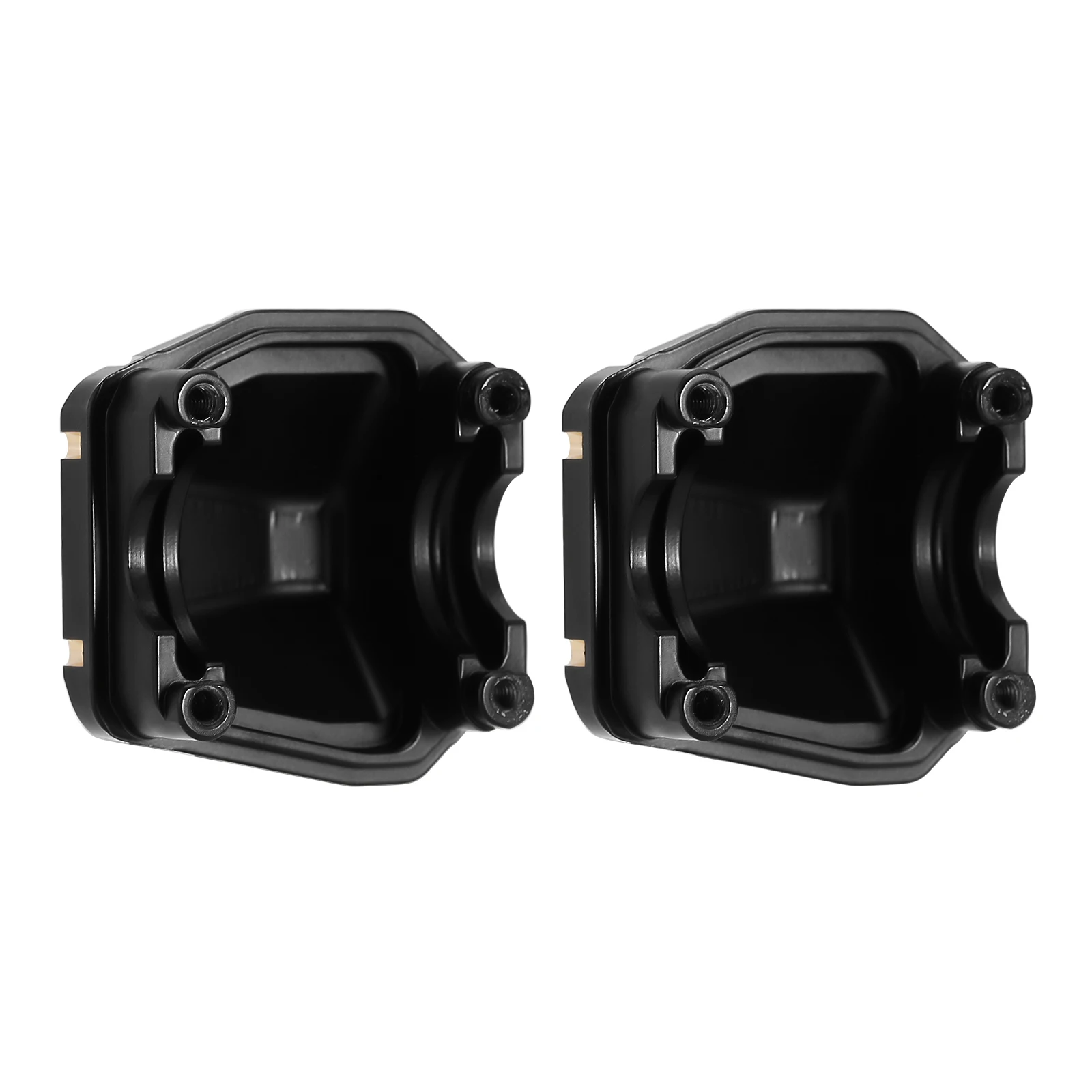 INJORA 38g Black Coating Brass Differential Axle Cover for 1/10 RC Crawler SCX10 PRO SCX10 III AR45 Upgrade