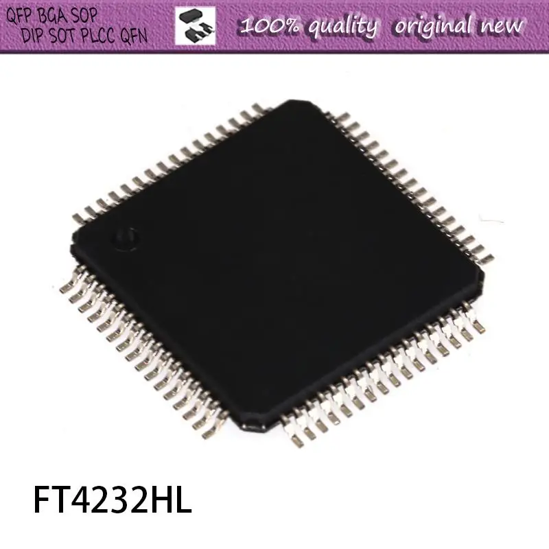 

NEW 1PCS/LOT FT4232HL FT4232 4232 4232HL LQFP-64