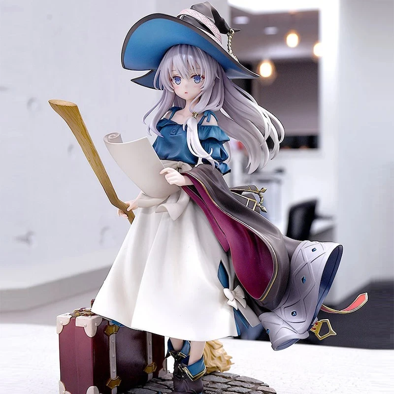 

25cm Anime Journey Of Elaina Witch Elaina Figure The Firmament Of Early Summer Figure Pvc Action Figure Model Collect Toy Gift