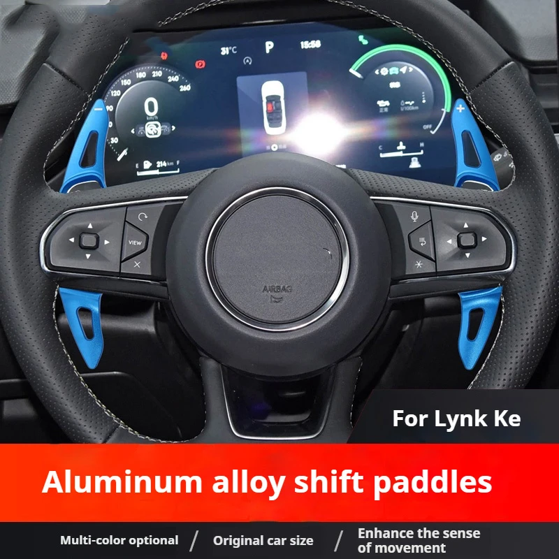 

For Lynk Ke 01 17-20 02 18-19 03 18-25 05 20-23 Aluminum Alloy Car Steering Wheel Shift Paddle Shifter Auto Accessories