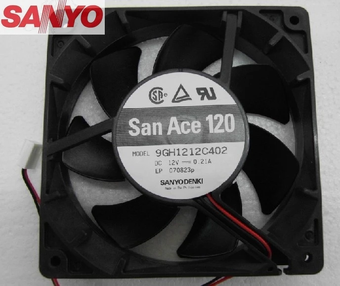 

original For Sanyo 9GH1212C402 12025 12cm DC12V 0.21A Dual Ball Quality Assurance Cooling Fan