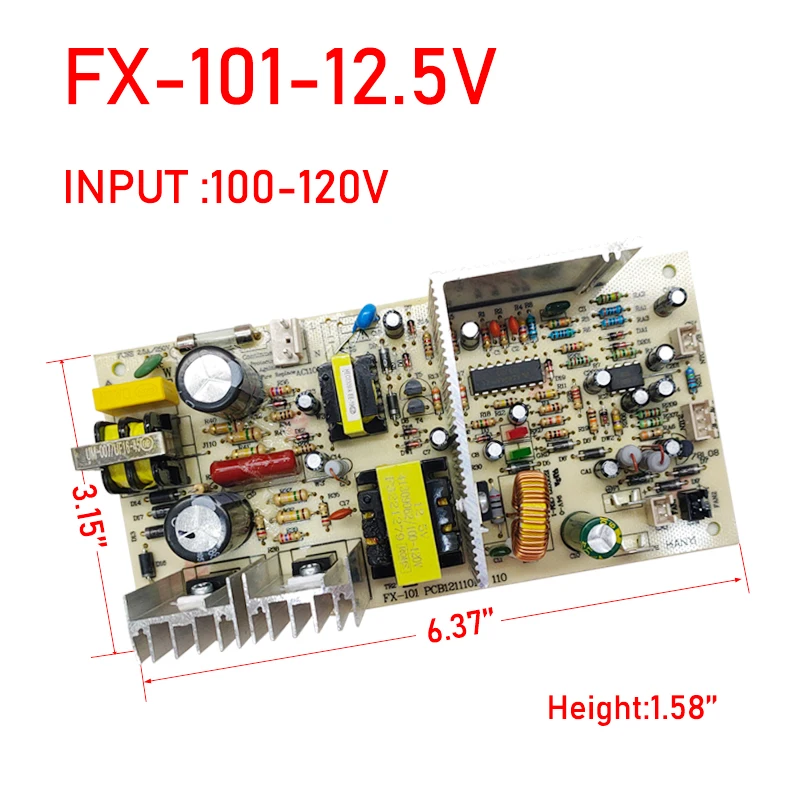Imagem -04 - Placa de Controle do Refrigerador do Vinho Fx102 Fx-101 Fx-108 Controlador do Armário do Vinho Placa de Circuito Pcb121110k1
