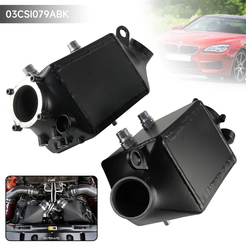 Upgrade Set Twin Charge-Air-Cooler Set fit for BMW M5 (F10) & M6 (F06/12/13) Engine Turbocharged Black