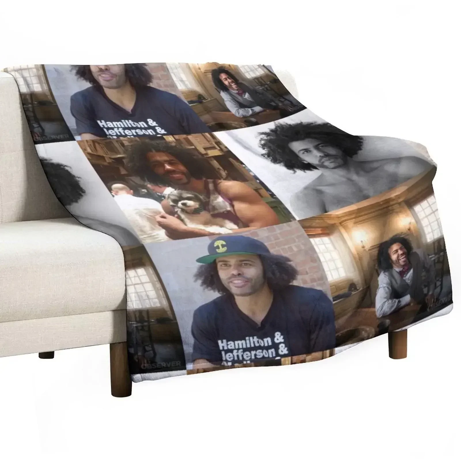 Daveed Diggs Collage Throw Blanket Luxury Brand Nap Luxury Throw Luxury Thicken Blankets