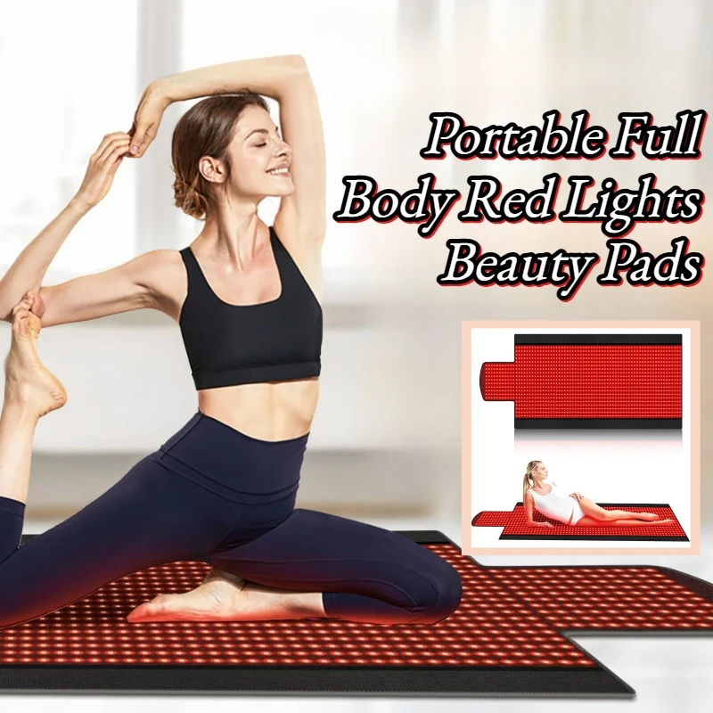 

Household Durable Portable Full Body Red Lights Beauty Pads Waterproof Photon Skin Rejuvenation Red Light Yoga Pad Beauty Device
