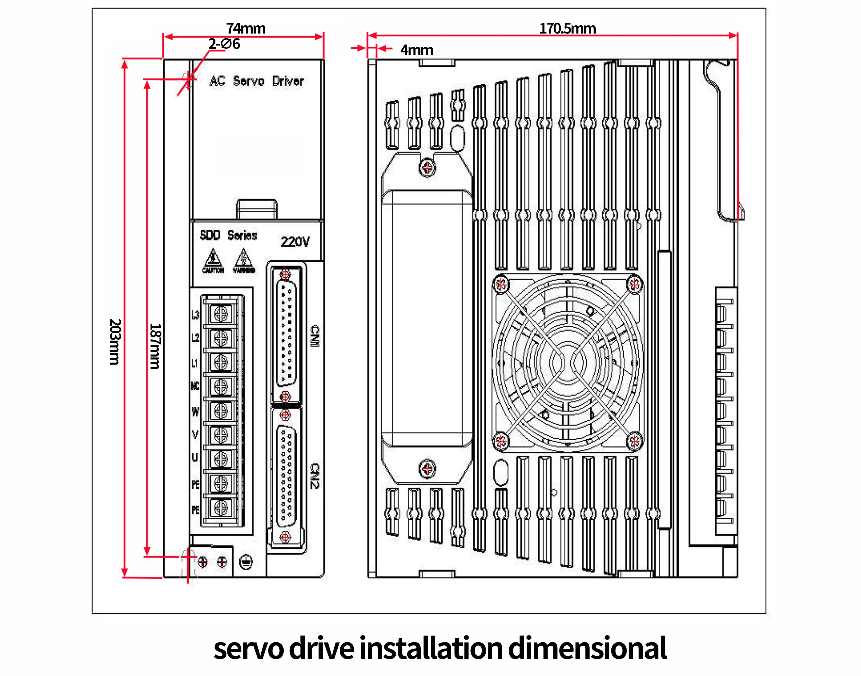 【EU Store】Optical Encoder 130F-1020WDL AC 220V Servo Motor 2KW Kit 9.55N.m 2000/2500RPM no Brake + SDF20NK9X driver + 3M wire