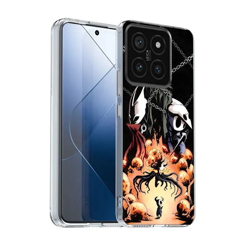 Hollow Knight Silk Song Clear Phone Case For Xiaomi Poco X6 X5 X7 Pro X4 X3 NFC F4 GT F6 F5 F3 M5 M5S M4 M3 Pro F2 F1 TPU Patter