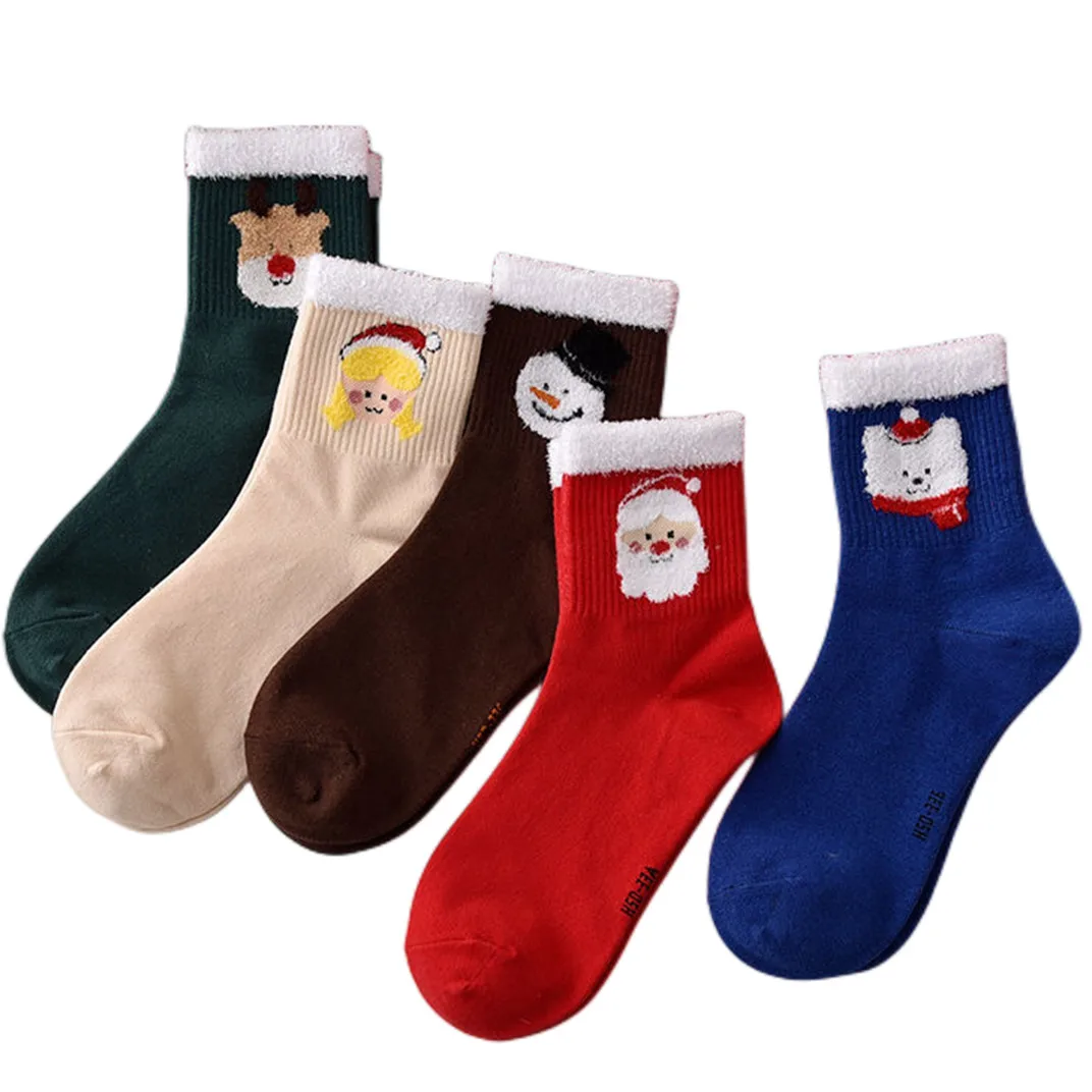 Weihnachten Design Bunte Socken Teen Mädchen Herbst Winter Socken Größe 35-39 Frauen Baumwolle Socke Lolita Niedlichen Design Mode socken