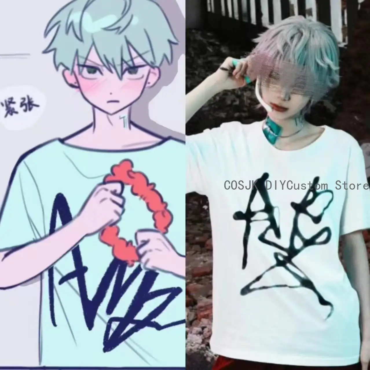

2025 Summer New Fashion Anime ALIEN STAGE Till Cosplay Casual Round Neck Short Sleeve T-Shirt Casual Daily Tops