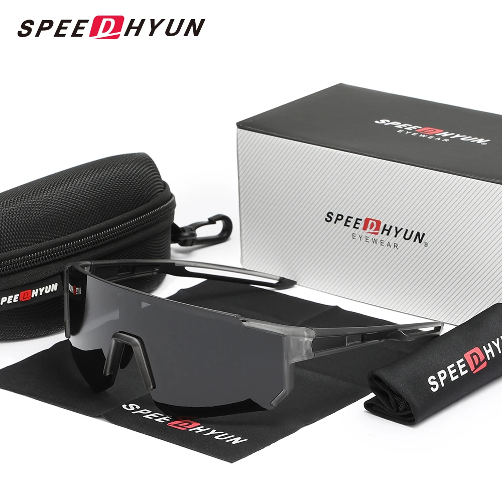 

SPEEDHYUN New Design Cycling Sunglasses Men Polarized Outdoor Sports Glasses Mountaining Women Eyewear MTB Roud Riding UV400