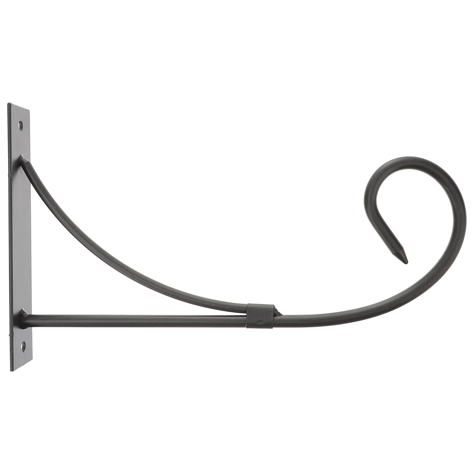 

Wall Mounted Rack Black Metal Plant Plant Durable Metal Flowerpot Supporting Indoor Hanging Hooks For Balcony Garden