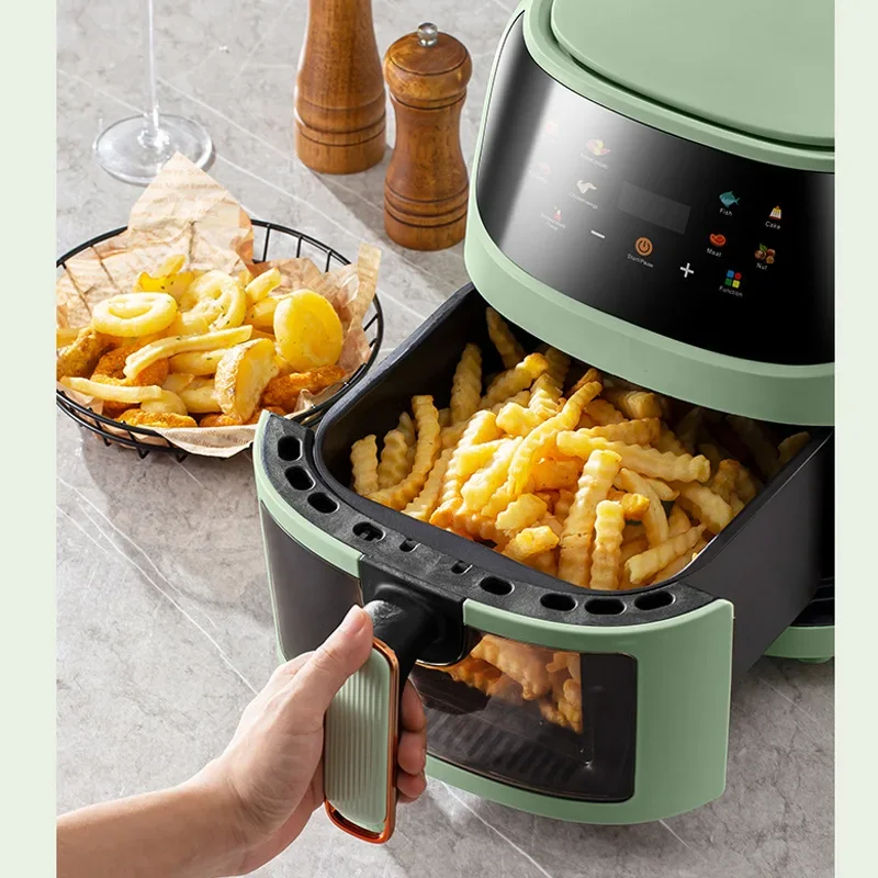 X 6L large capacity air fryer Multi-functional household smart low fat integrated electric fryer Touch style