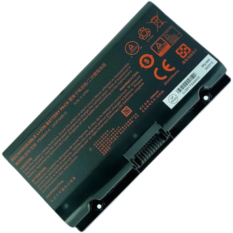 Imagem -03 - Bateria do Portátil para Clevo Pb50bat6 Pb51rf-g Pb70ef-g Pb71ef-g 62wh Powerspec 1720 Series 11.1v 5500mah 3inr19 662