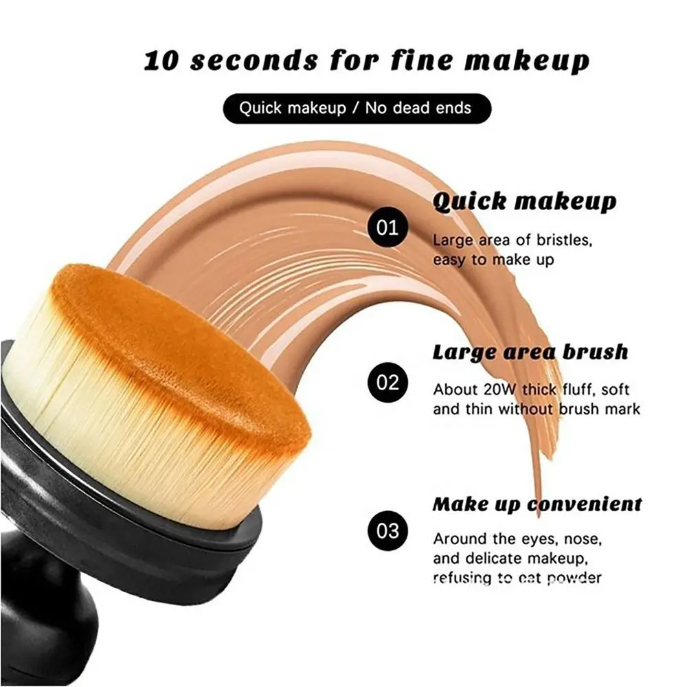 Large Area BB Cream Brush Makeup Tool Multifunctional Blush Loose Powder Brush Artificial Fiber Foundation Brush Women Beauty