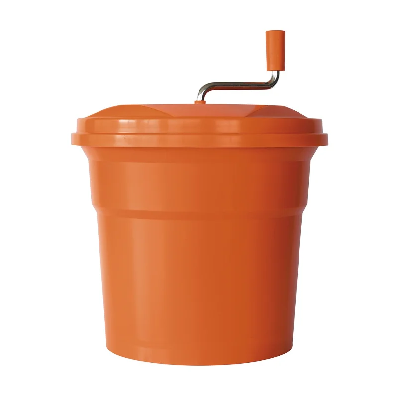 

Dynamic E002 Commercial Manual Salad Spinner, 5 Gallon Capacity, SD92, Orange, 17 x 17 x 16 inches