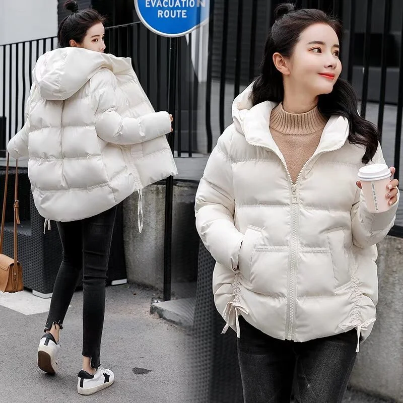 2023 Winter New Trendy fashionable Women Short Cotton Coat Loose Coat Coat Large Student Winter Coat Women Jacket