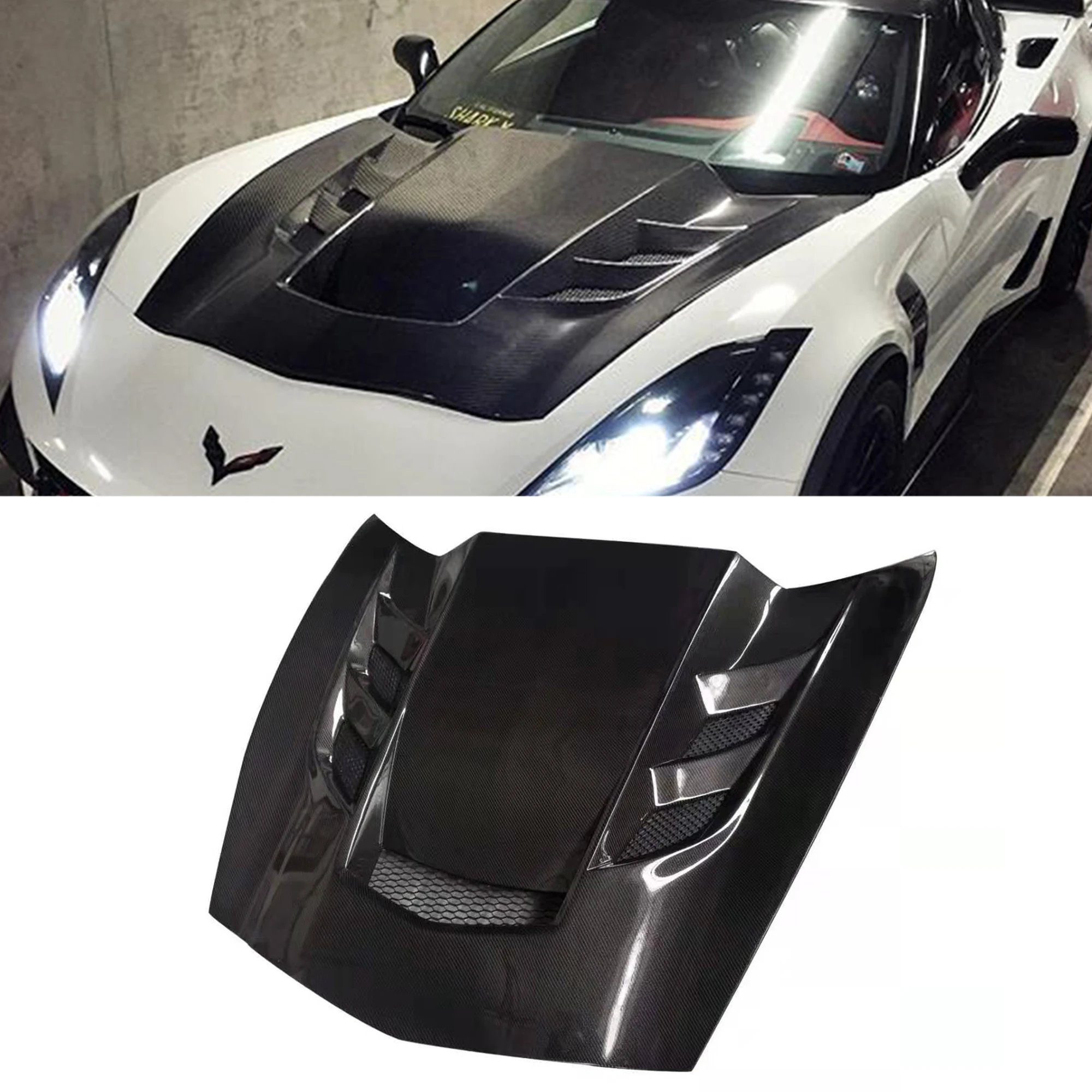 High quality carbon fiber hood bonnet for C7 Z06 2014-2017