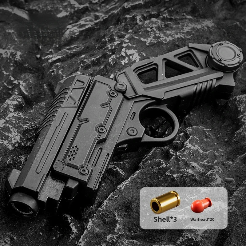 

Mini Shell-Ejecting Finger Toy Gun Portable Launcher for Kids Education Stress Relief Realistic Action Fun Gift for Boys