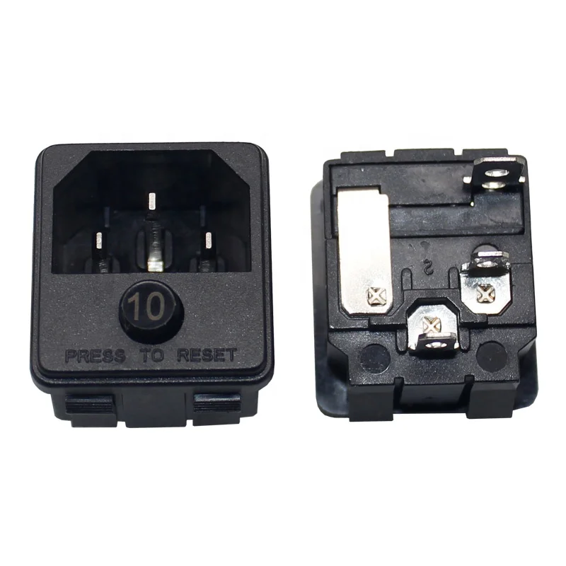 Kuoyuh 88D Series  Circuit Breaker - Push To Reset Single Pole with Socket & Switch Casa Inteligente Automacao Disyuntor