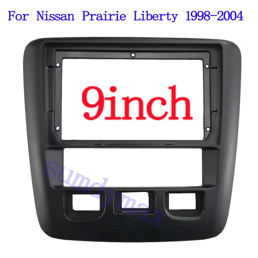 9 Inch Car Frame Fascia Adapter Android Radio Dash Fitting Panel Kit For NISSAN Prairie Liberty 1998-2004 car radio panel frame