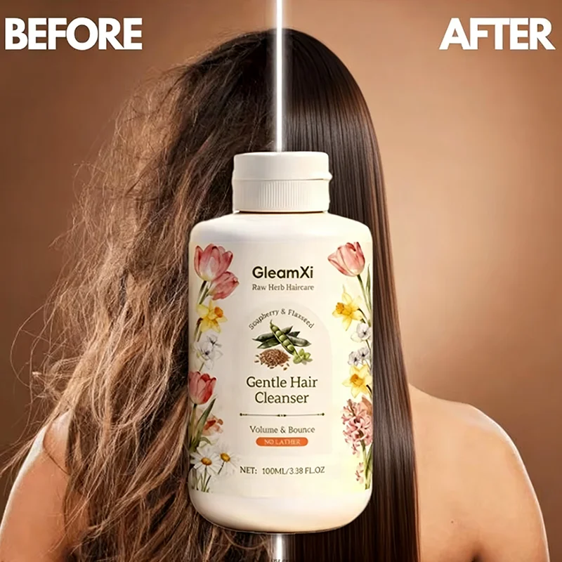 

Deep Moisture Repair Hair Cleanser Natural Plant-based Formula Strengthens Hair Reduces Breakage Makes Hair Smooth Shiny 100ml