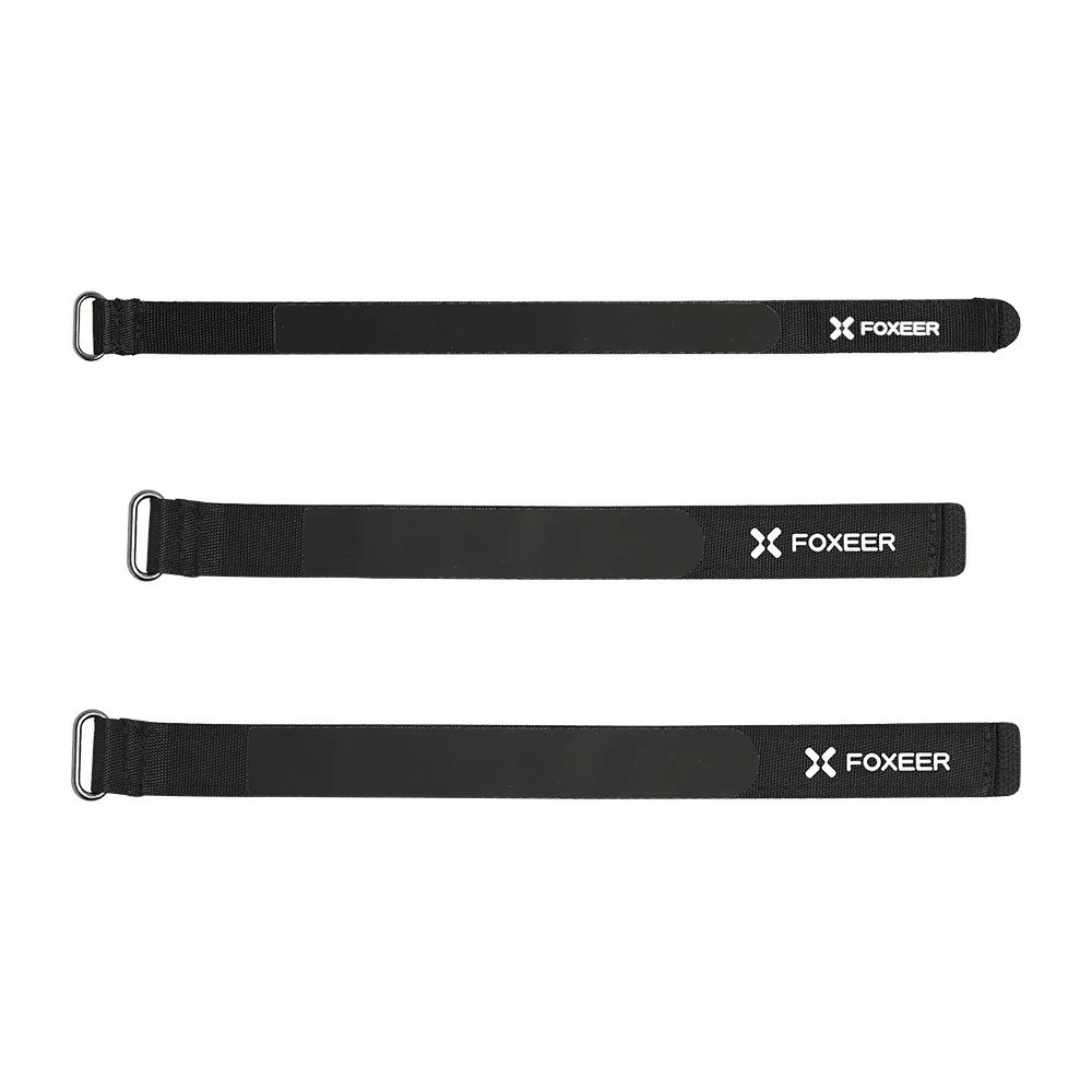 

6Pcs Foxeer anti-skid silicone cable tie, thin and strong, strap Velcro strong self-adhesive 3 pcs