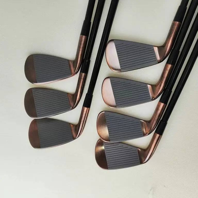 Brand New Golf Clubs 790 gen4 iron copper  golf iron Tungsten Forged Irons Set 4-9P 7PCS R/S Flex Graphite/Steel Shaft