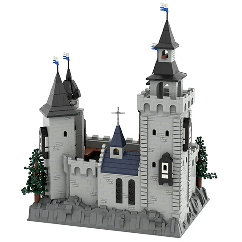 Moc Building Blocks Fortress Model Black Eagle Castle Technical Bricks DIY Assembly Construction Toys For Childr Holiday Gifts