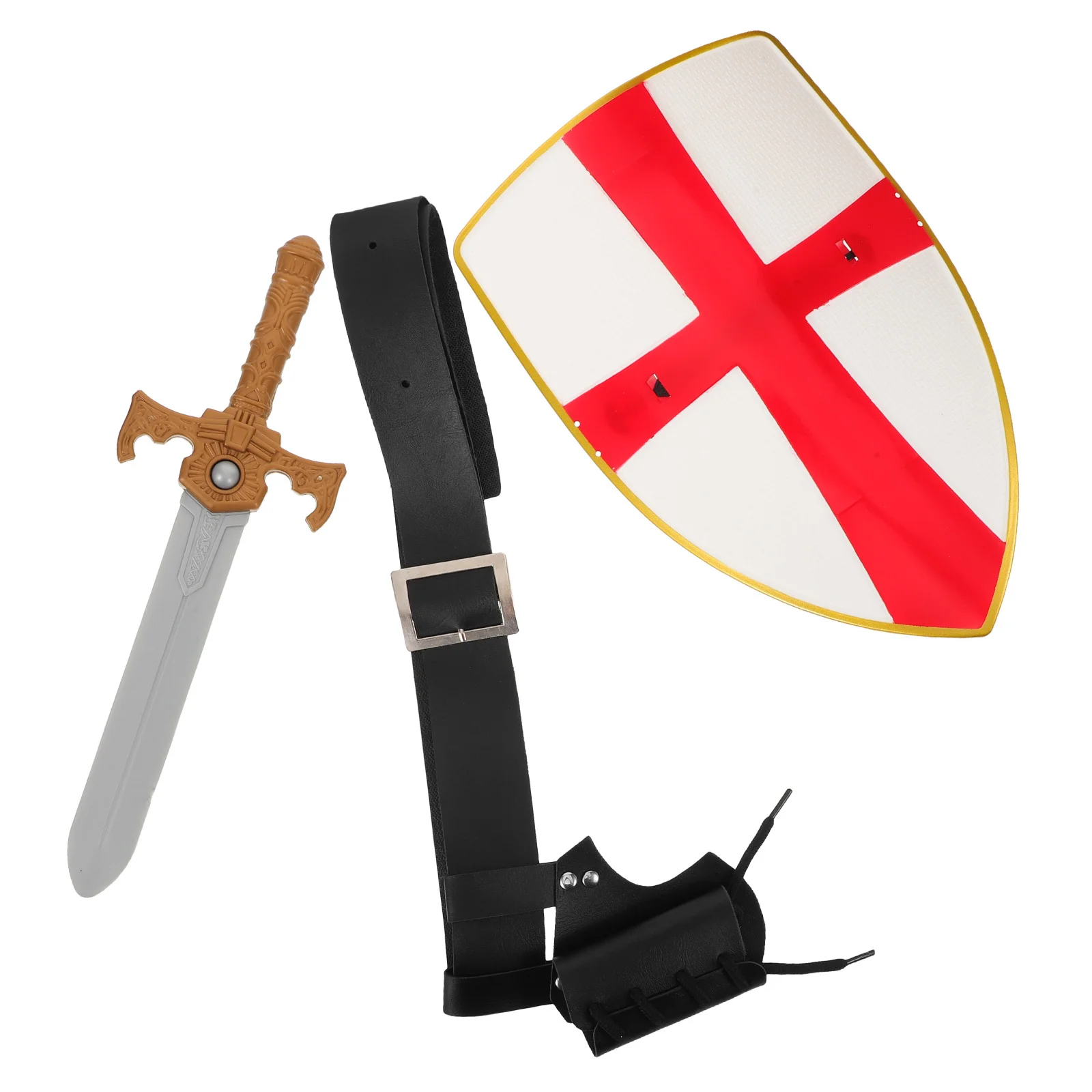 

Medieval Knight Shield Sword Belt Costume Set Viking Renaissance Halloween Cosplay Accessories Role Play Set Adult Sword Belt