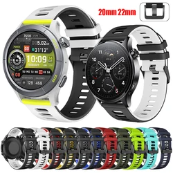 Sport Silicone 20 22mm Band For Huami Amazfit CHEETAH GTR 4/GTR 3 Pro 47 42mm GTS Bip 5 Stratos Xiaomi S2 S1 Pro Strap Wristband