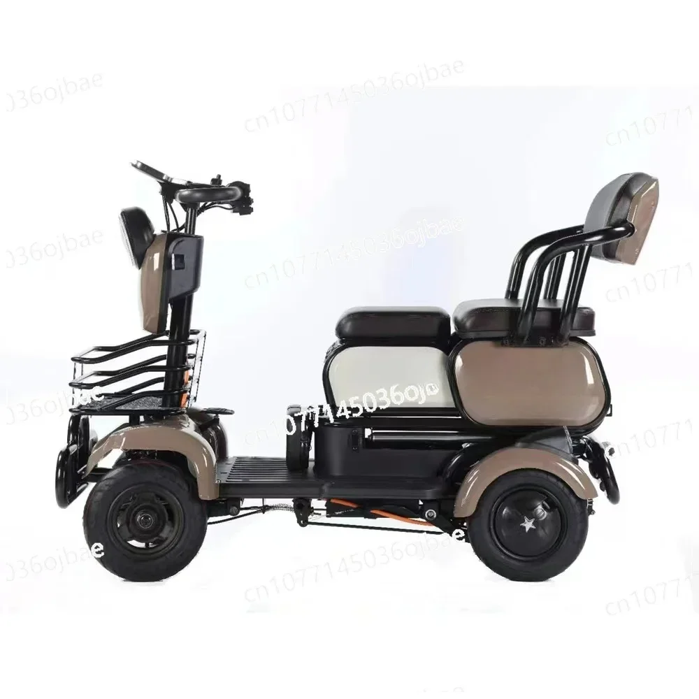 

Folding Mobile Scooter for Disabled People, Four-wheel Electric Scooter for The Elderly