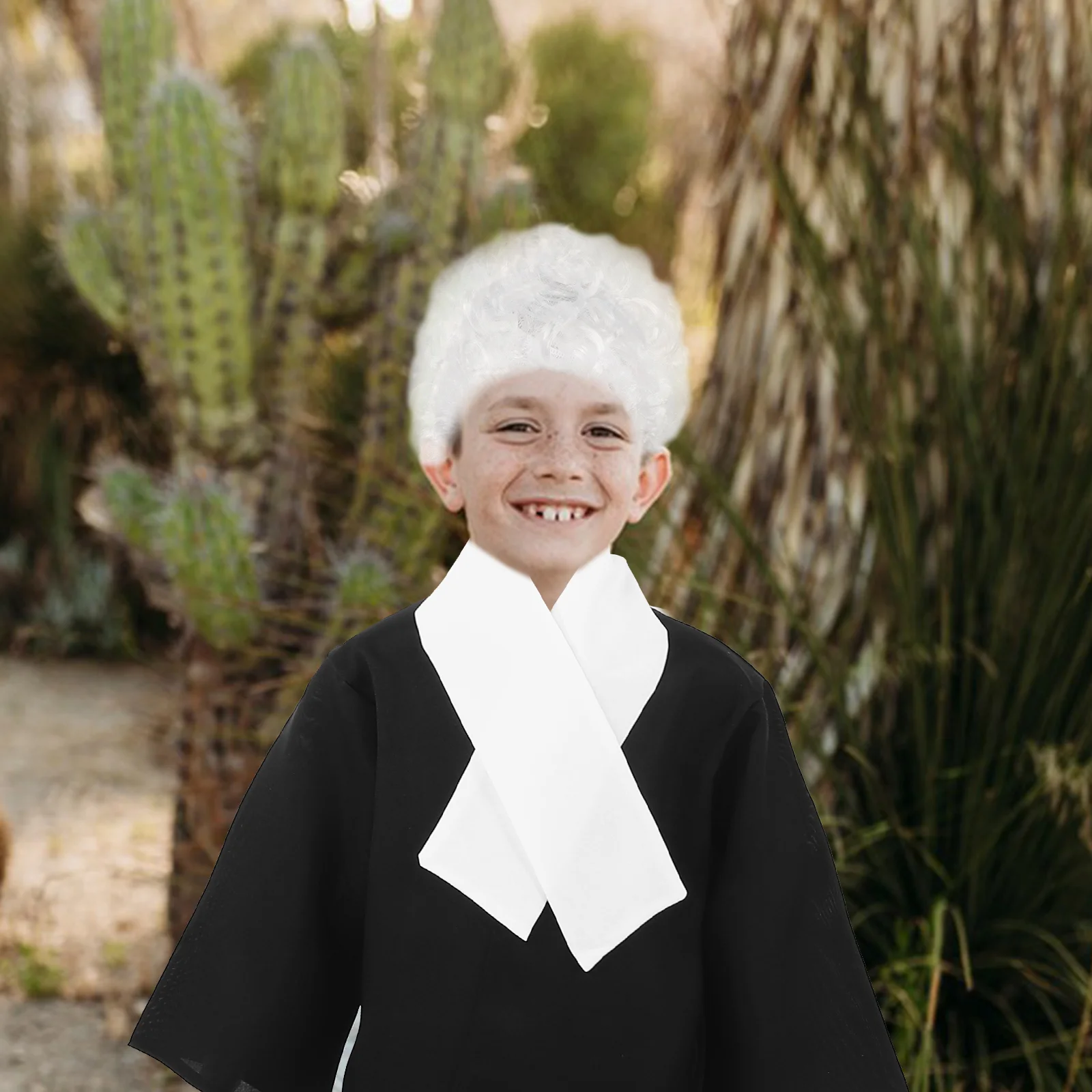 Children's Judge Uniform and Robe Lawyer Outfit Kids Role Play Costume with Clothing