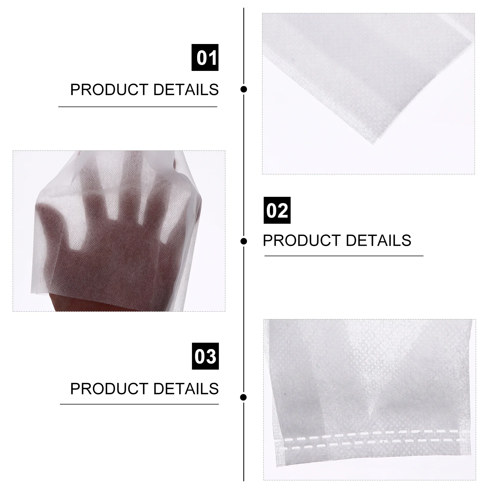 

400Pcs Planting Bags Non-Woven Biodegradable Nursery Pots Self-Degradable Plant Grow Bags for Vegetables Flowers Garden