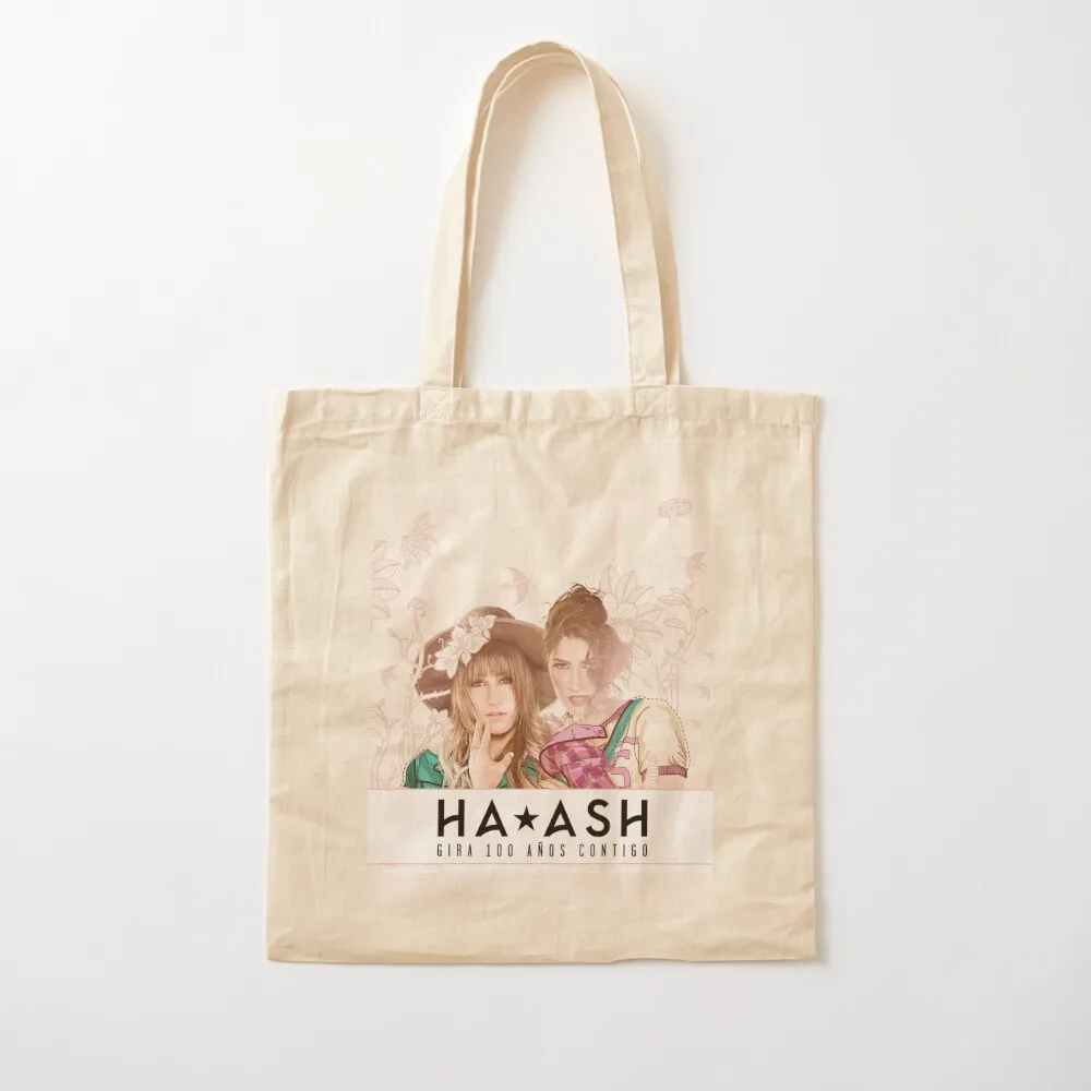 

Ha*Ash Gira 100 aos contigo tour 2020 Tote Bag bags luxury women shopping bags foldable Canvas Tote Bag