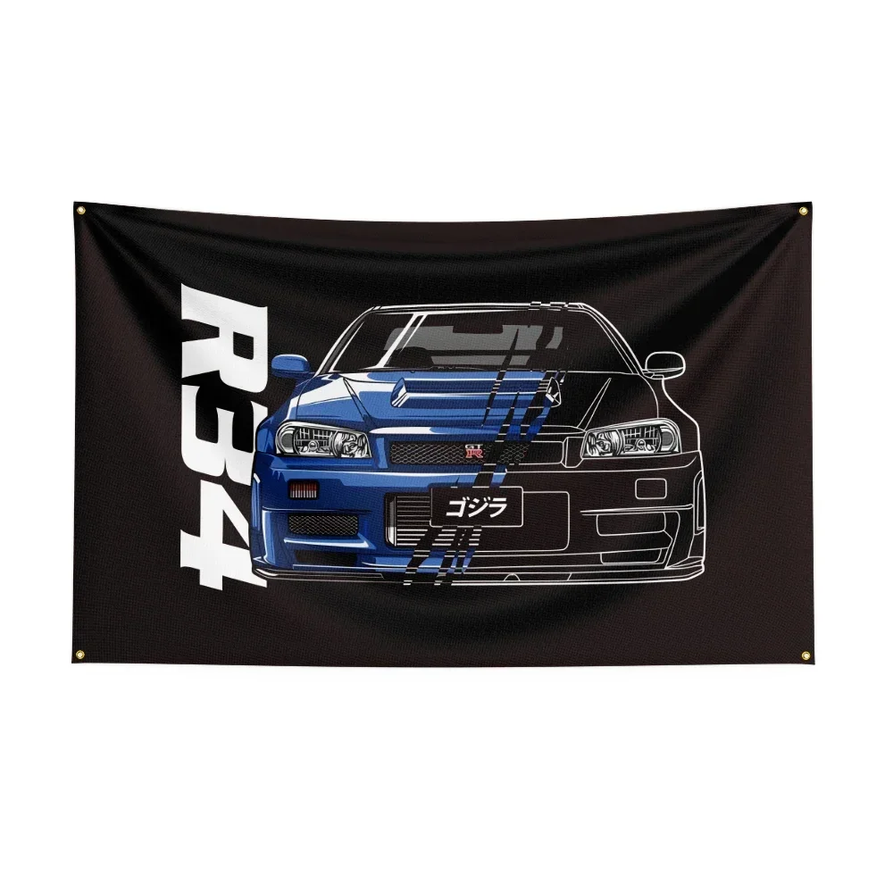 3x5 Fts JDM Car 6 Flag for Decor