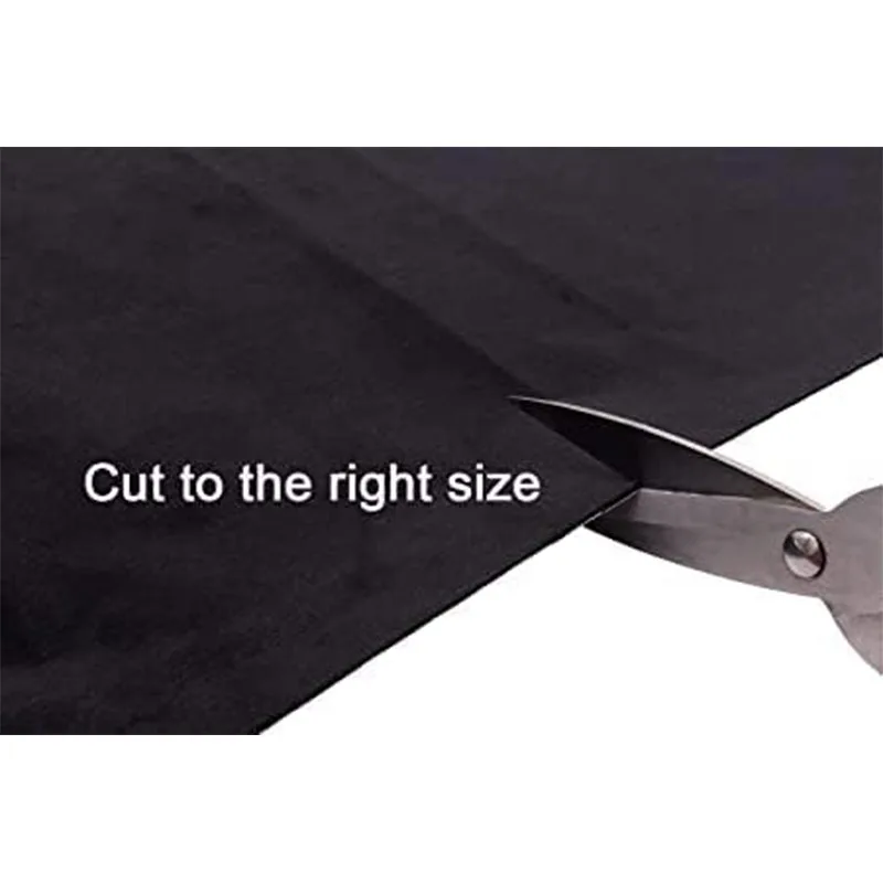 Tecido de camurça autoadesivo, microfibra, luxuoso, pelúcia, envoltório interior do carro, tecido de veludo para vitrine de joias, decoração, artesanato diy