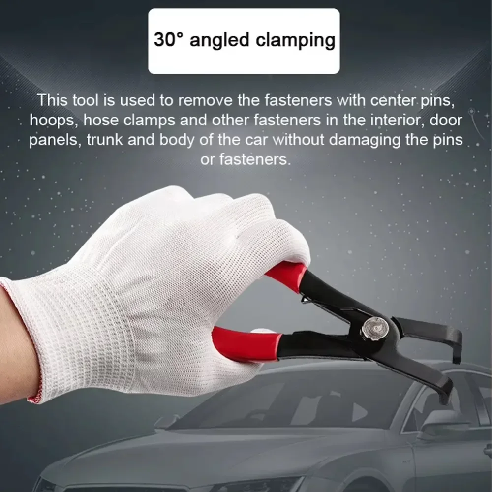 سيارة الداخلية الباب لوحة جذع المطاط مسمار مستدير مشبك مطاطي كليب المشبك الحلق المشبك التفكيك كماشة مشبك إزالة كماشة