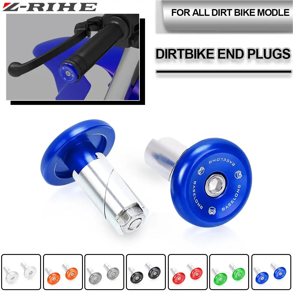 

Motorcycle Aluminum Handlebar Ends Cap Plugs For Yamaha TW125 TW200 TW225 XT225 XT250 DT200 DT125 XT250X XTZ250 XTZ125 TRICKER