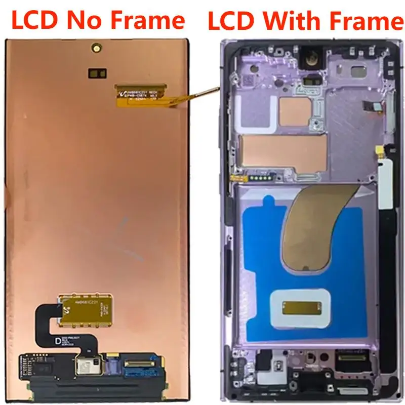 Per Samsung S23 Ultra S918B Display LCD con cornice 6.8 \