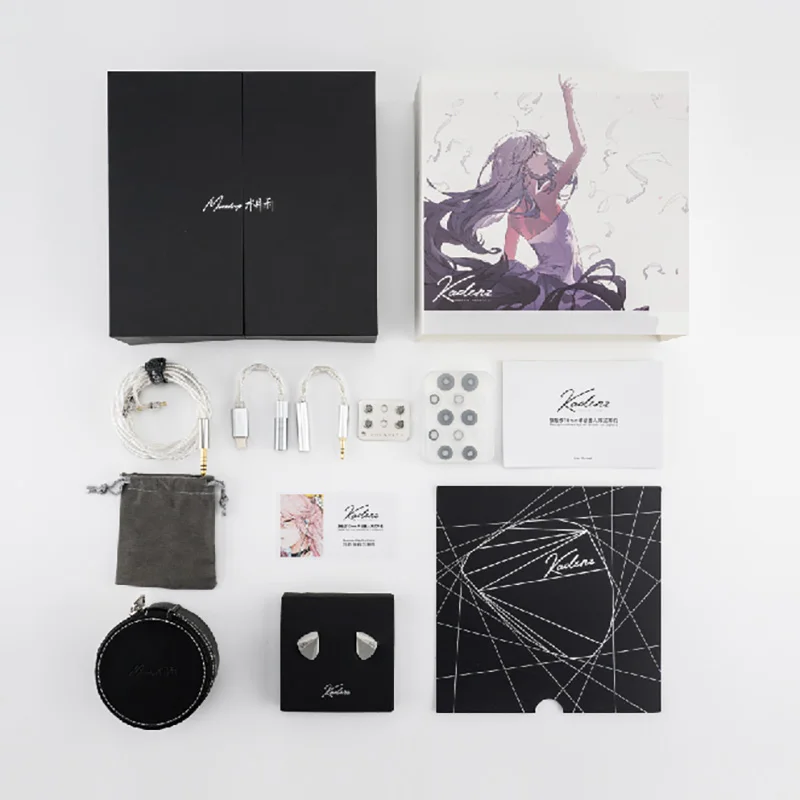 MOONDROP Kadenz 다이나믹 드라이버 lEMs 인이어 헤드폰 유선 이어버드 (다양한 연결 기능 및 고품질 케이블 포함) 사전 주문